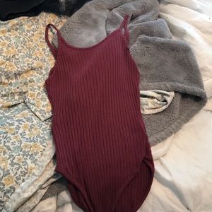 Maroon Bodysuit